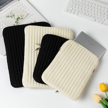 跨境韩国 ins博主款thus白色黑色笔记本电脑包ipad平板电脑内胆包