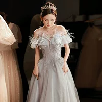 2024 новое вечернее платье высокого класса светлое роскошное нишевые платья премиум смысл день рождения для взрослых party Hепберн