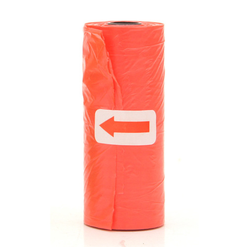 Pet cleaning and walking dog poop bag, poop scooping poop bag, pet printed footprints, rolled conventional dog poop bag