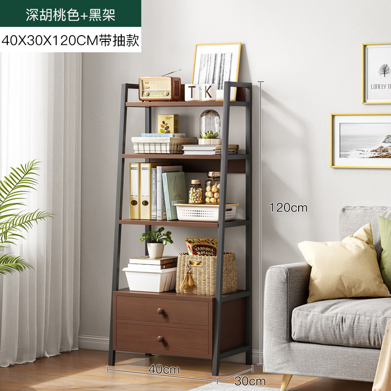 Estante de almacenamiento piso sala de estar dormitorio sala de deportes electrónicos armario de exposición multicapa de hierro forjado estante de almacenamiento estante de maleta doméstica