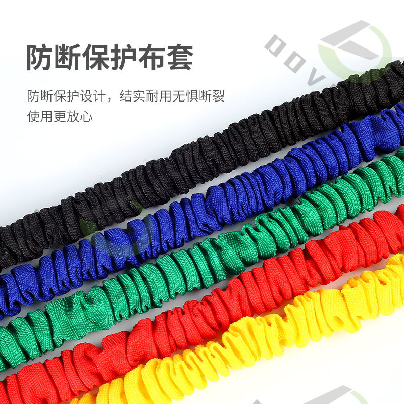 Dispositivo de tensión de la cuerda de tensión de una línea de látex dispositivo de tensión anti-rotura multifunción yoga fitness cuerda elástica expansor de pecho