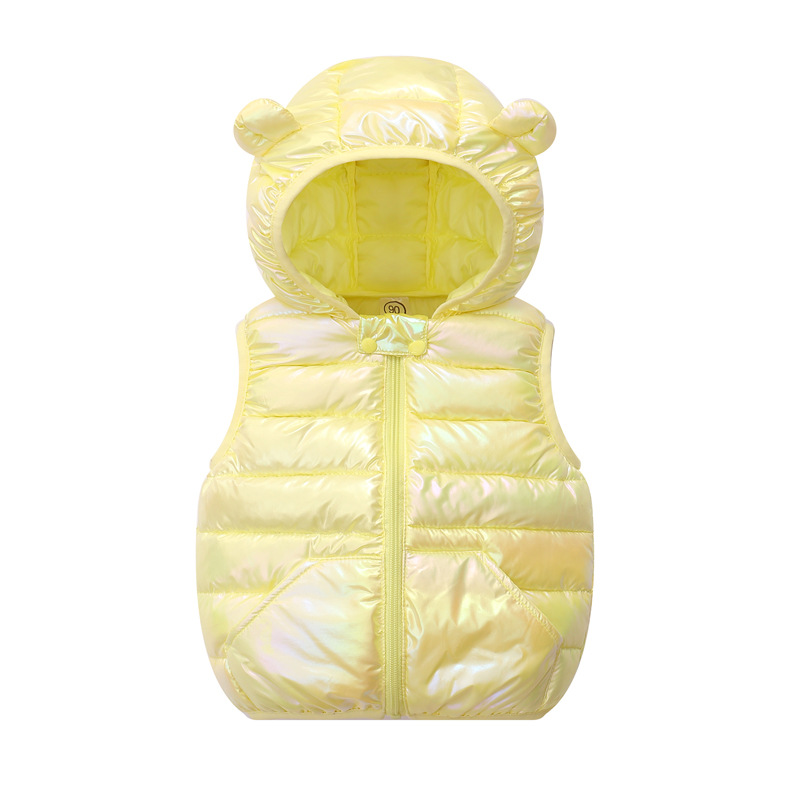 Abrigo acolchado ultraligero para niños, ropa infantil 2025, chaleco y chaqueta unisex