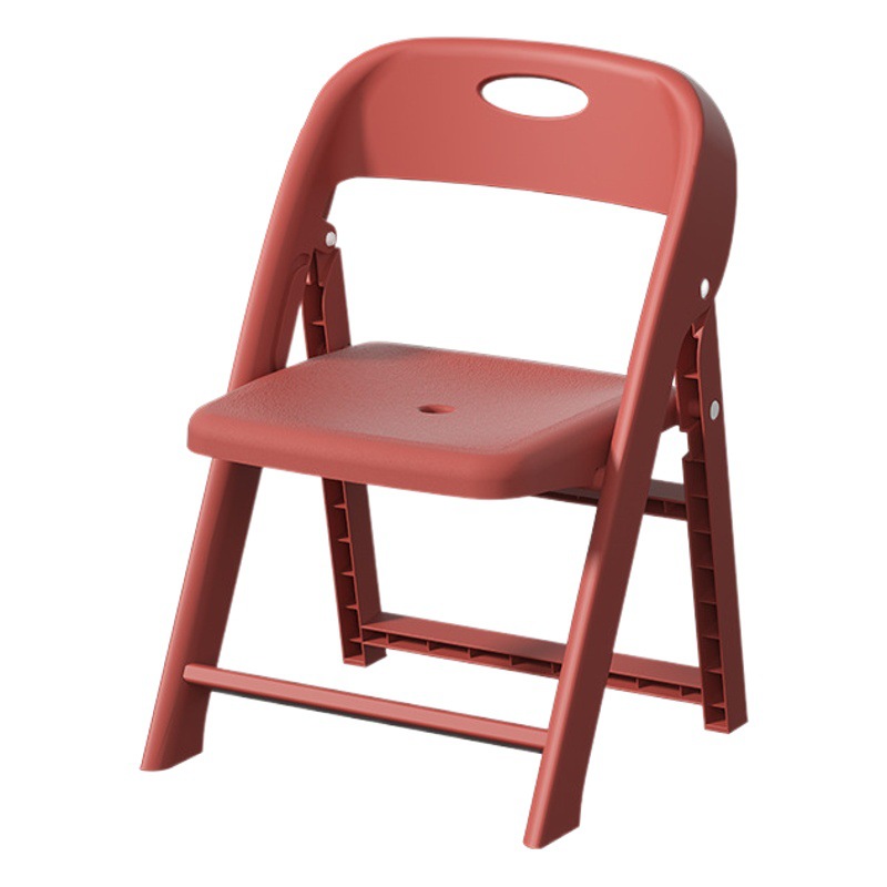 Plastic folding chair backrest portable small size thickened children's kindergarten small chair cartoon children's folding stool