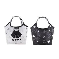 現物Nyaちゃん日本式かわいい防水折り畳み式軽量多機能弁当箱袋手提げ袋レジ袋