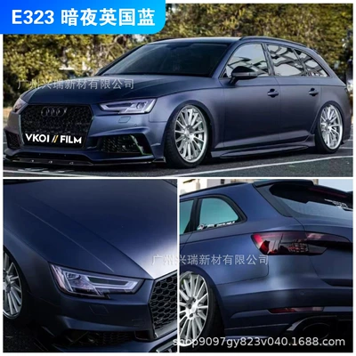 Color Changing Film Vkoi//Film Auto Color Change Film - e323-dark-night-british-blue-152m-x-17m-polymer-substrate-petbottom-or-paperbottom