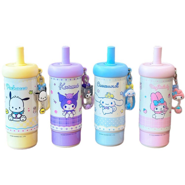Sanrio taza de paja de aislamiento térmico 2026 nuevo tipo de taza de tritan animada para perros tritan gran capacidad