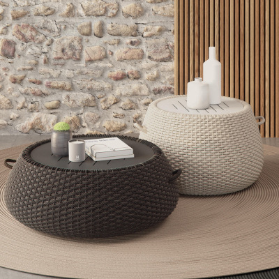 큰 커피 테이블 [티크]]