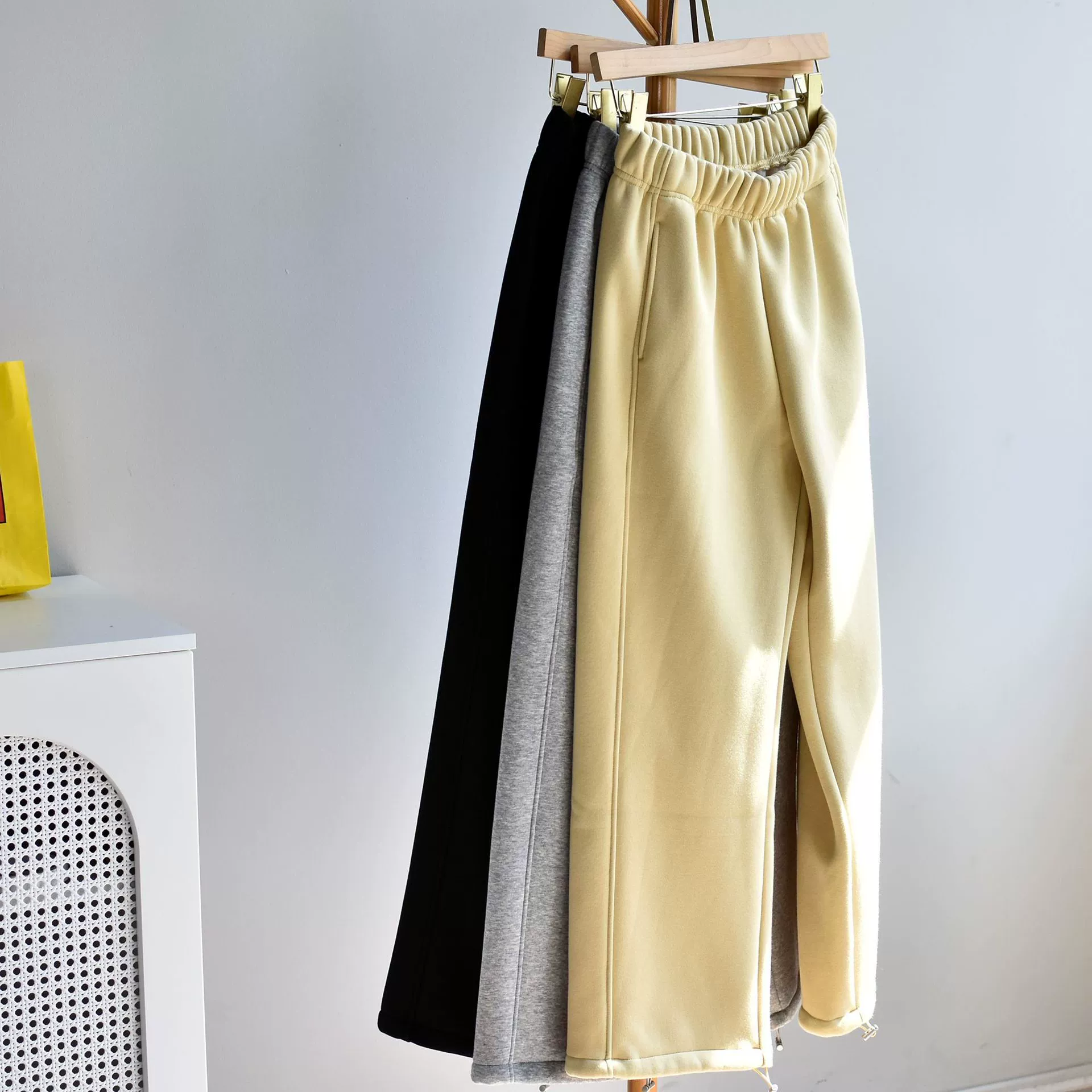 Универсальные брюки-трансформеры: Новые зимние женские утепленные повседневные спортивные хлопковые брюки свободного кроя с широкими штанинами