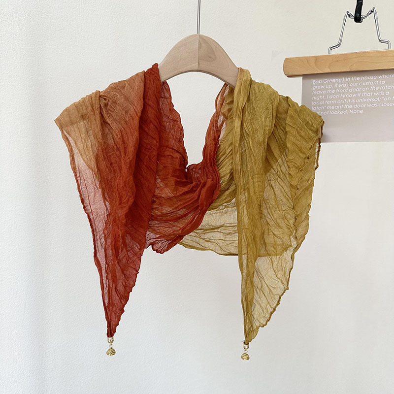 Buckle magnético pliegue bufandas de algodón y lino collar protector de cuello frío otoño y invierno decoración de moda bufandas cuadradas