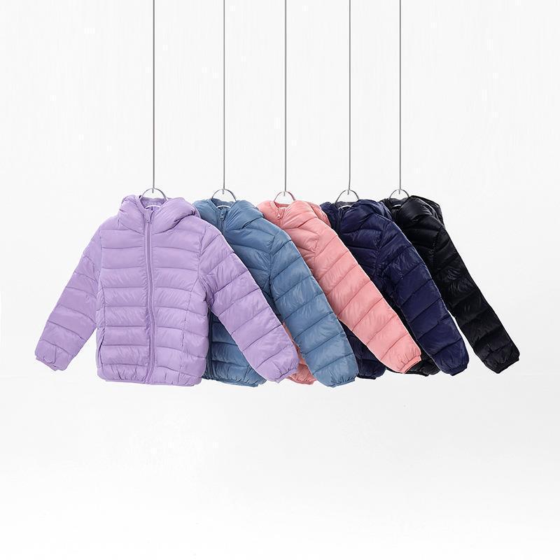 2024 nueva chaqueta acolchada de algodón para niños ligera chaqueta acolchada de algodón para niños mediana y grande chaqueta acolchada de algodón para niños Otoño e Invierno
