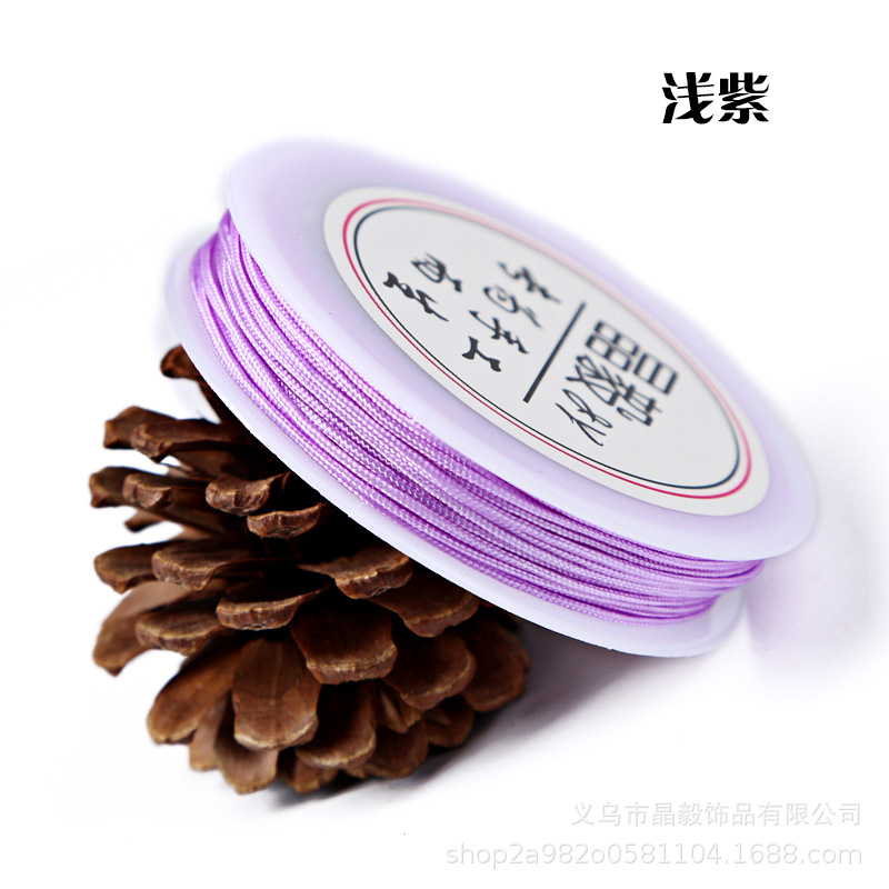 Fábrica directa 1mmA hilo Jade hilo DIY accesorios de joyería hechos a mano hilo trenzado hilo torcedura borla alambre lote