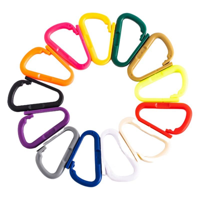 Фабрика прямых продаж D-образная пластиковая цветная карабинная пряжка пряжка для одежды аксессуары декоративная пряжка DIY аксессуары аксессуары подвеска