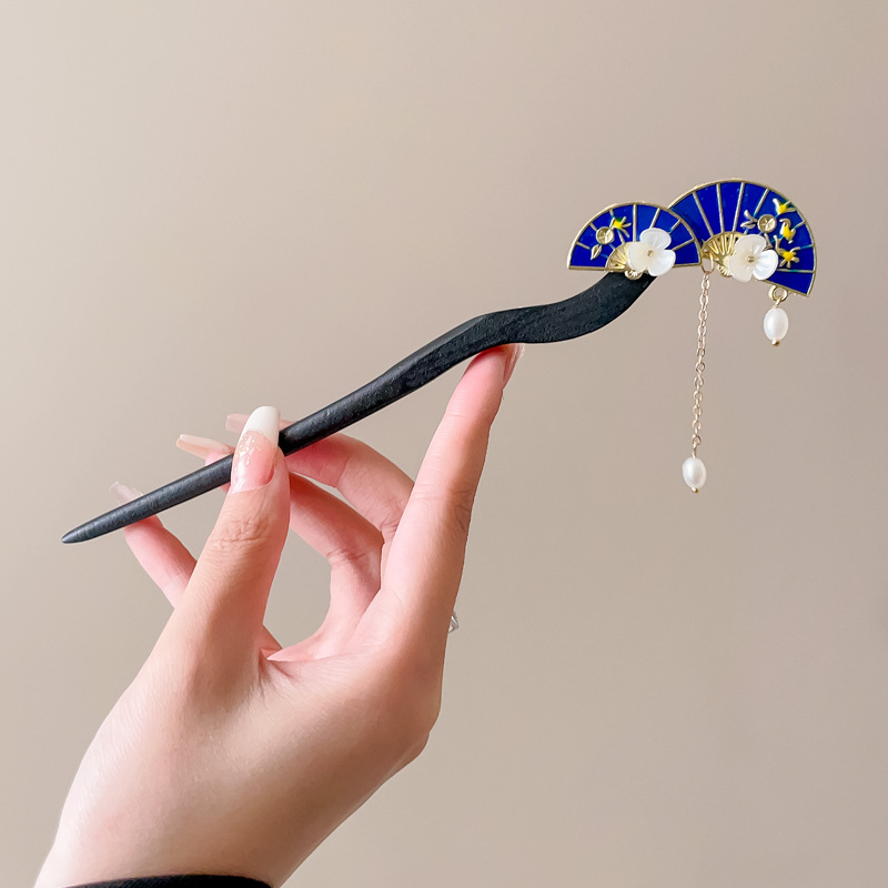 1 abanico con horquilla