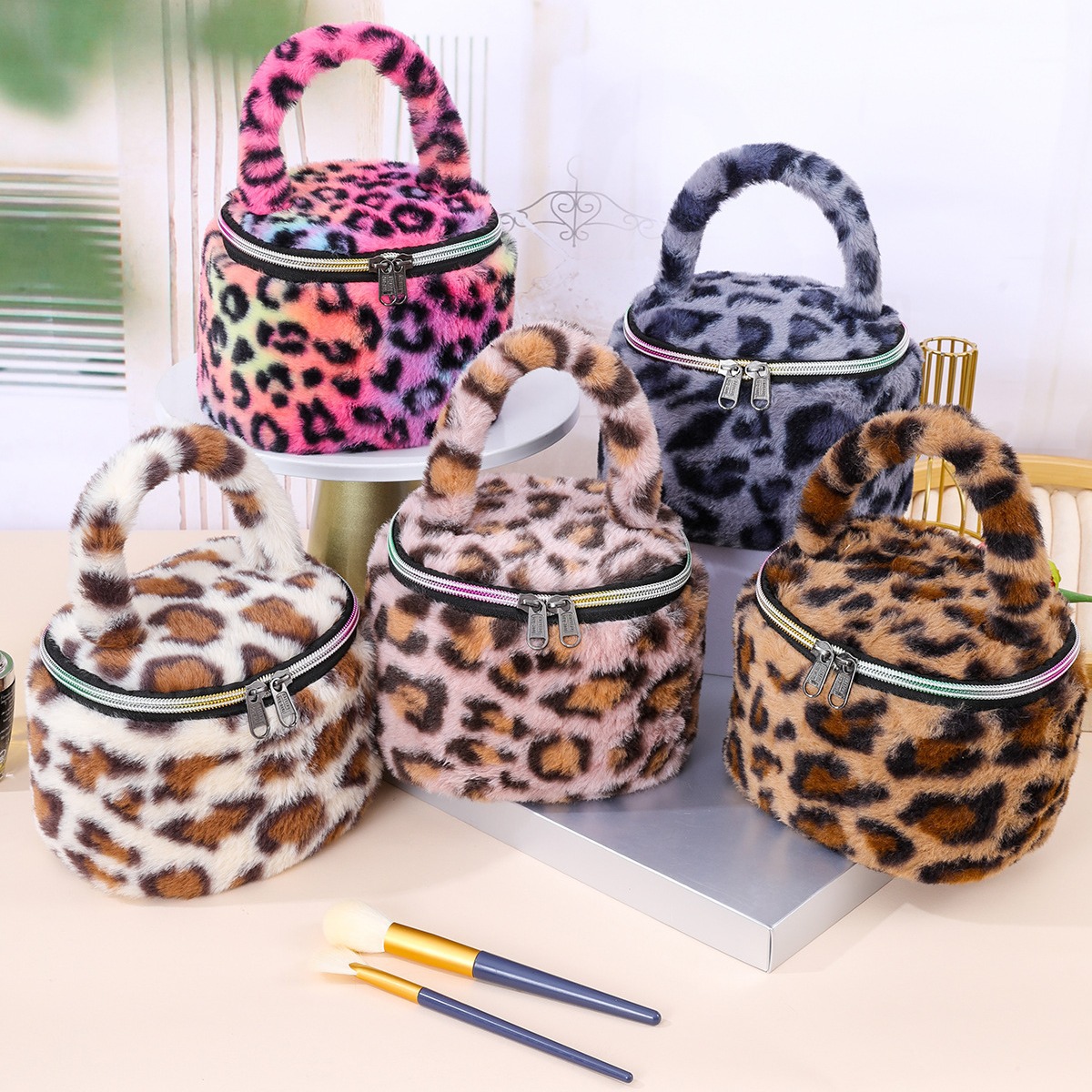 capacious cosmetic bag