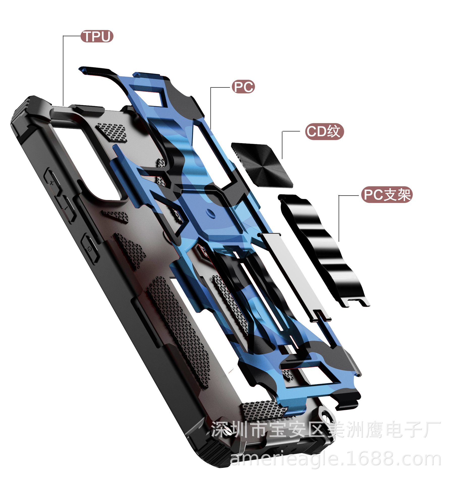 Cross-border Hot-selling Suitable for 1+/ONEPLUS/ONEPLUS 10/9pro Nord10/nord 100 Anti-fall Mobile Phone Case