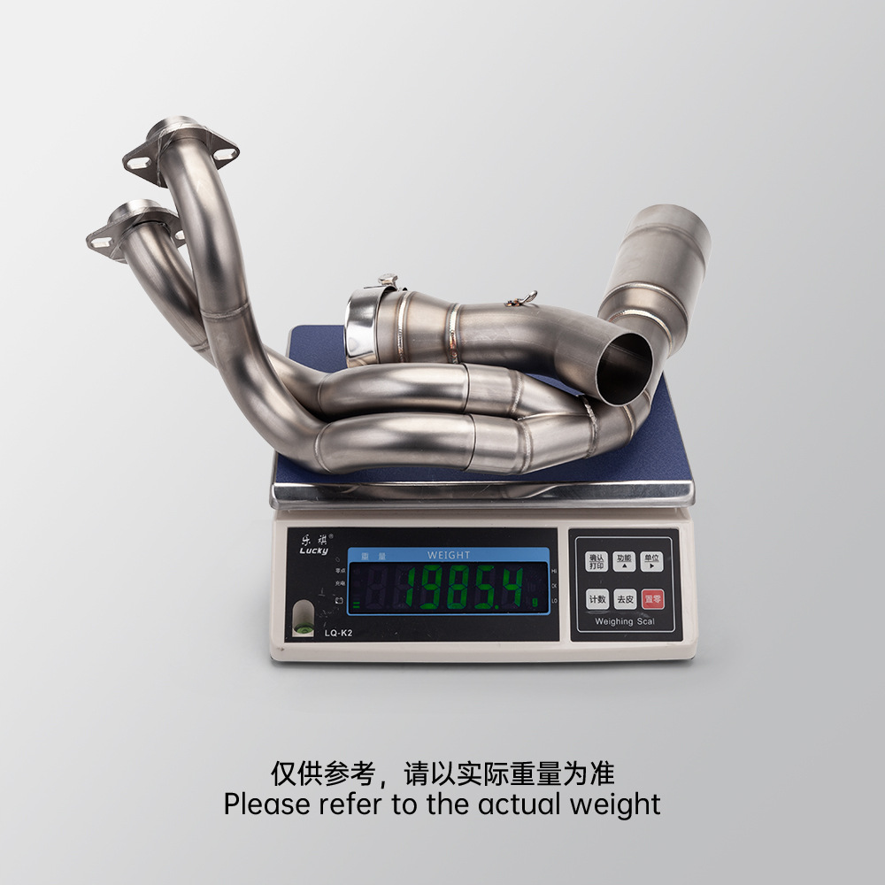 Z650 Er6N Full-Section Exhaust Pipe Modification Stainless Steel Front and Rear Sections Special Vehicle Non-Destructive Installation 2023-2025