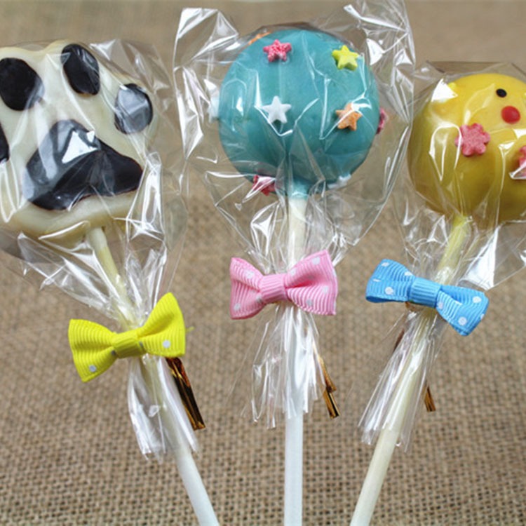 多款尺寸现货棒棒糖包装袋无自封（平口）透明批发100入喜糖