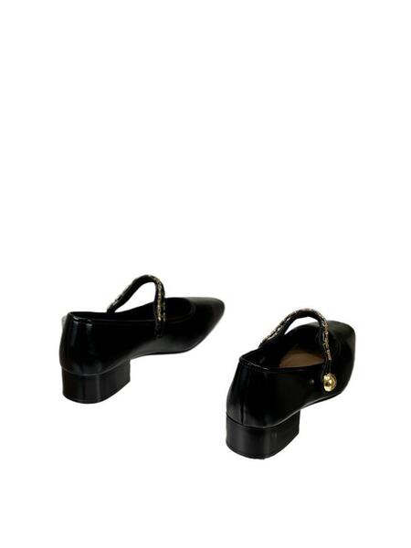 Elegant autumn retro exclusive Mary Jane shoes square toe low-cut