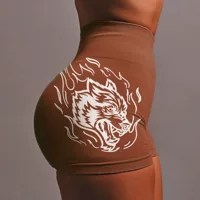 Darcsport Wolf Head Фитнес-брюки Женская мода бега Йога Шорты Внешняя торговля трансграничное качество шорты