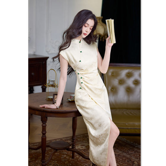 Fashion Improved New Chinese Style Daily Wearing All-match Cheongsam Dress Spring and Summer 2025 New Young Girl Beautiful Cheongsam