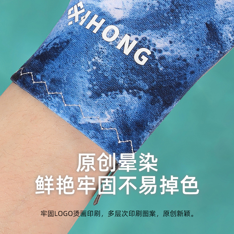 Guantes de pesca de verano medio dedo deportes al aire libre Hielo Seda protección solar Rocío dedo Luya guantes antideslizantes transpirables resistentes al desgaste al por mayor