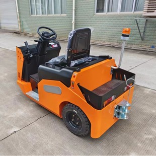 2 Tons 6t Ride-On Electric Tractor Lithium Battery Trailer Head Battery Tractor Head Factory Warehouse Airport Truck