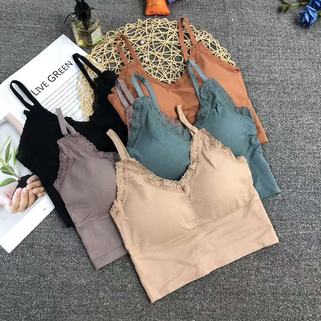 Nueva Seamless alta elástico Sling belleza de las mujeres chaleco inalámbrico yoga sujetador ropa interior deportiva al por mayor