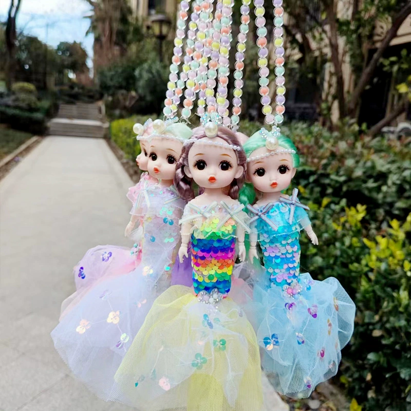 Светящаяся мигающая кукла, корзина, игрушка, висячая корзина, русалка