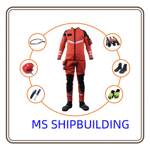 Wet Rescue Clothing Surface Super Elastic Nylon Cloth Inner Composite Fabric Fire Rescue Flood Prevention Emergency Water Rescue Life-Saving