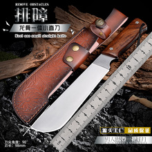 厂家现货抖音电商热卖订单龙骨一体10厘高 硬度户外求生开山 直刀