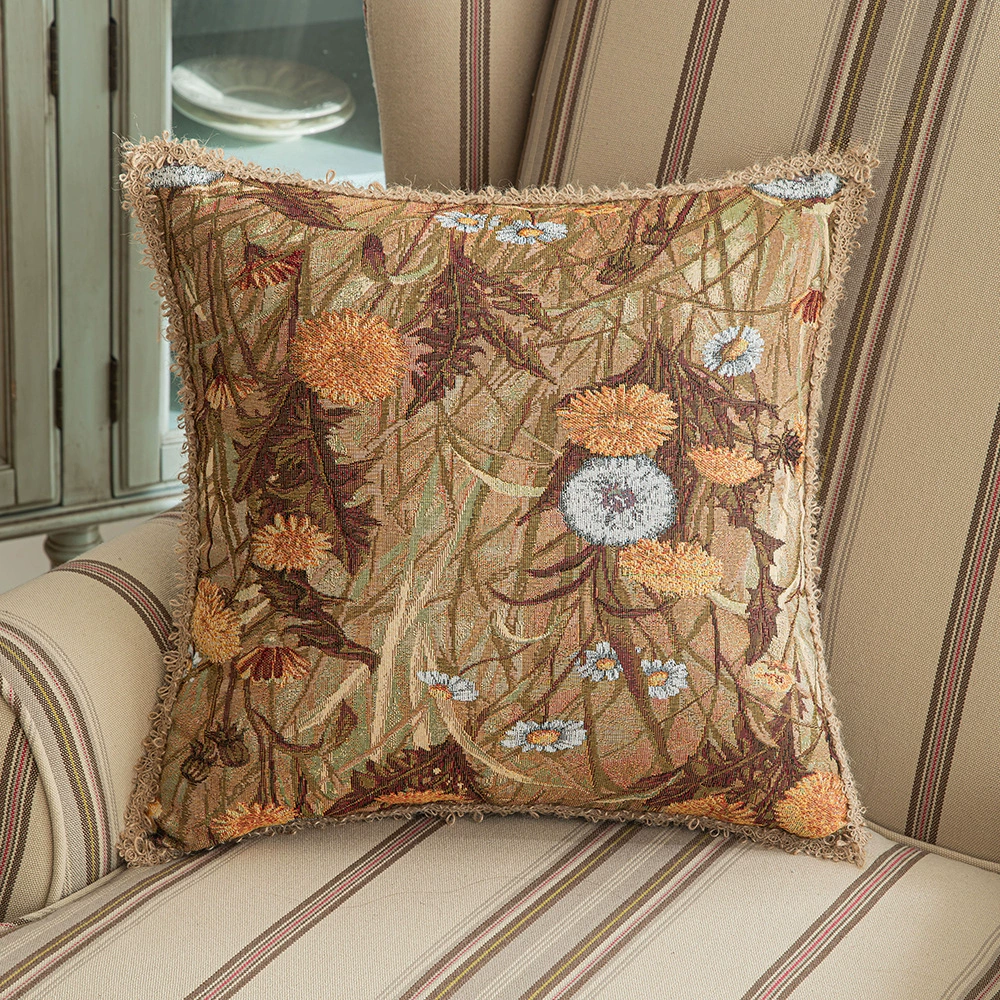 Decorative retro pillow / cushion, floral & patterned designs, sizes 30×50 cm and 45×45 cm