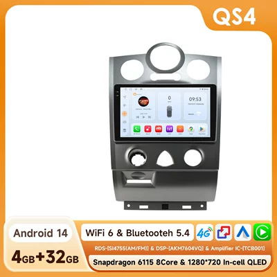 Navigation and Reversing Camera, DVD Navigation - 432g-wifi4g-version-6115-carplay-eight-core-9inch-suitable-for-megane-2nd-generation-bottoms-9inch-frame-set