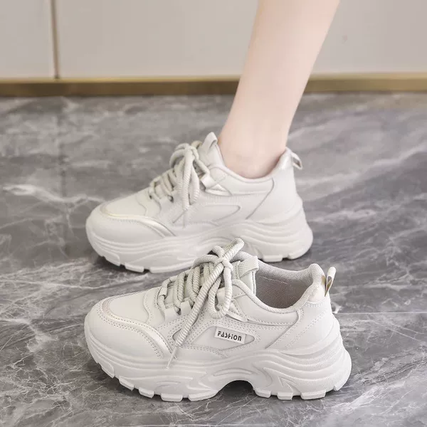 Beige and gray heels 5cm high