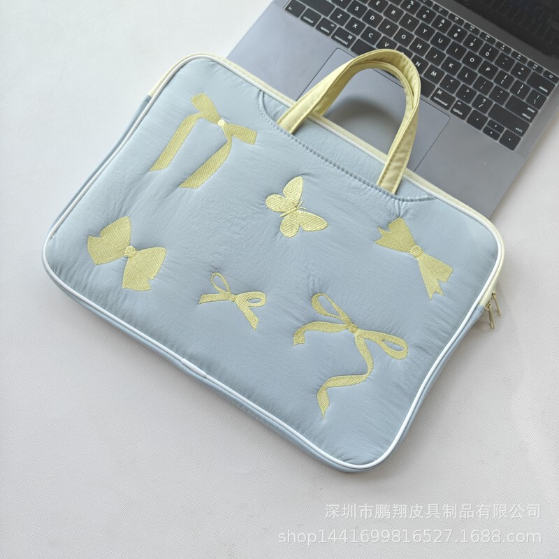 Embroidered fashion laptop bag for apple 13.3/14 inch huawei millet 15.6 laptop liner
