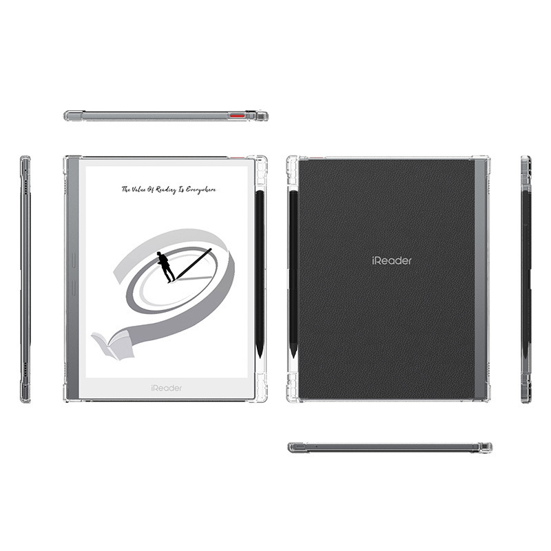 適用掌読smartx 3pro保護カバー10.65四角エアバッグ転倒防止ペン溝付き透明TPUソフトケース|undefined