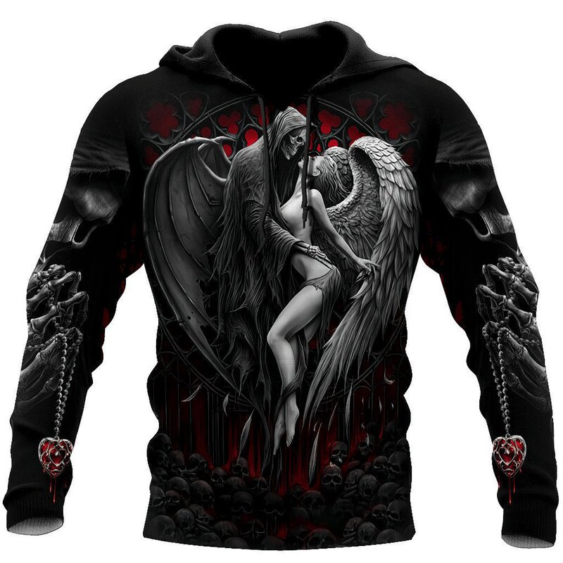 Cross-border Supply Men's Hoodie Animation Game 3D Digital Printing Casual Sports Baseball Suit Sweatshirt