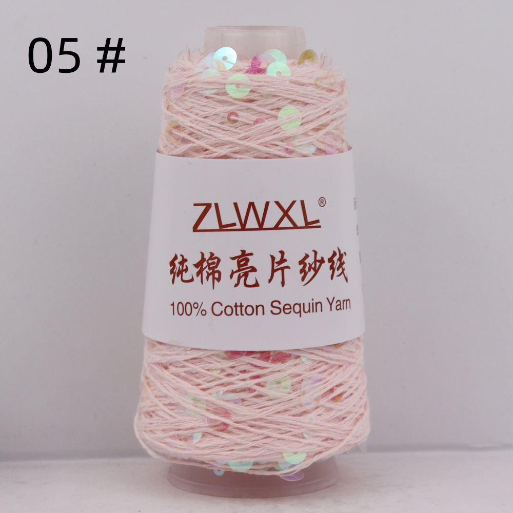 500 gramos de hilo de algodón 3mm 6mm hilo de lenteja tejido a mano