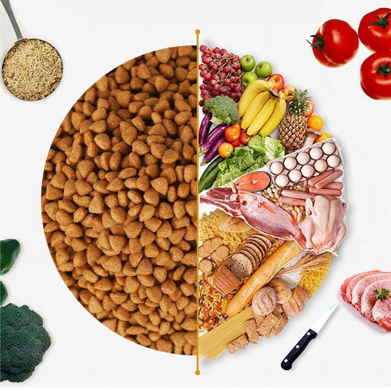 Paquete de alimentos para perros 100 kg de tipo general 40 kg de perros callejeros perros callejeros de pelo dorado. El Guangdong