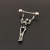 Accessory, earrings suitable for men and women, European style, halloween, punk style