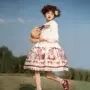 原创气质lolita学院风吊带裙