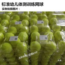 儿园体质测试网球 标准6cm体能训练普通用球幼儿园网球掷远