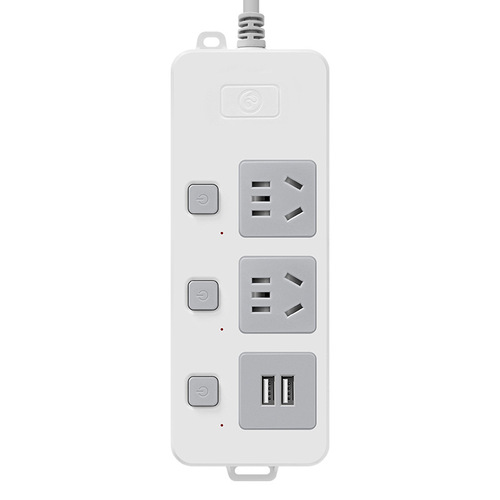 Sub-controlled multi-switch smart USB socket multi-function with cable strip household industrial multi-hole power plug terminal block