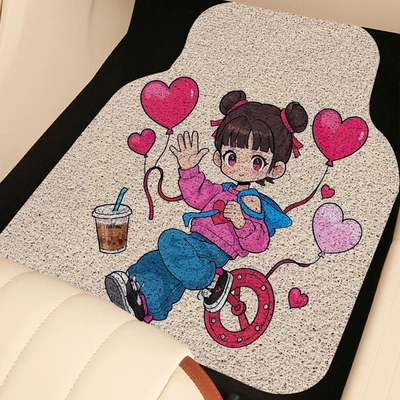Silk ring foot mat car carpet: Universal Foot Pad