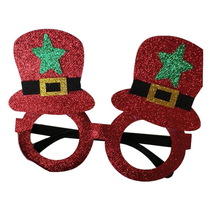 Fiesta de Navidad gafas de cebolla en polvo trébol gafas St. Patrick Festival irlandés vestir