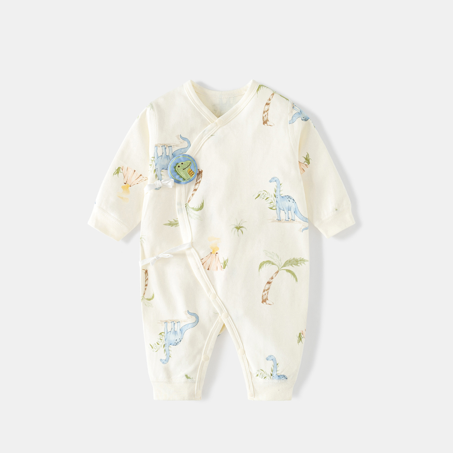 Ropa de bebé recién nacido primavera y otoño nacido algodón 0 delgado marzo monje bottom harpa recién nacido bata bata