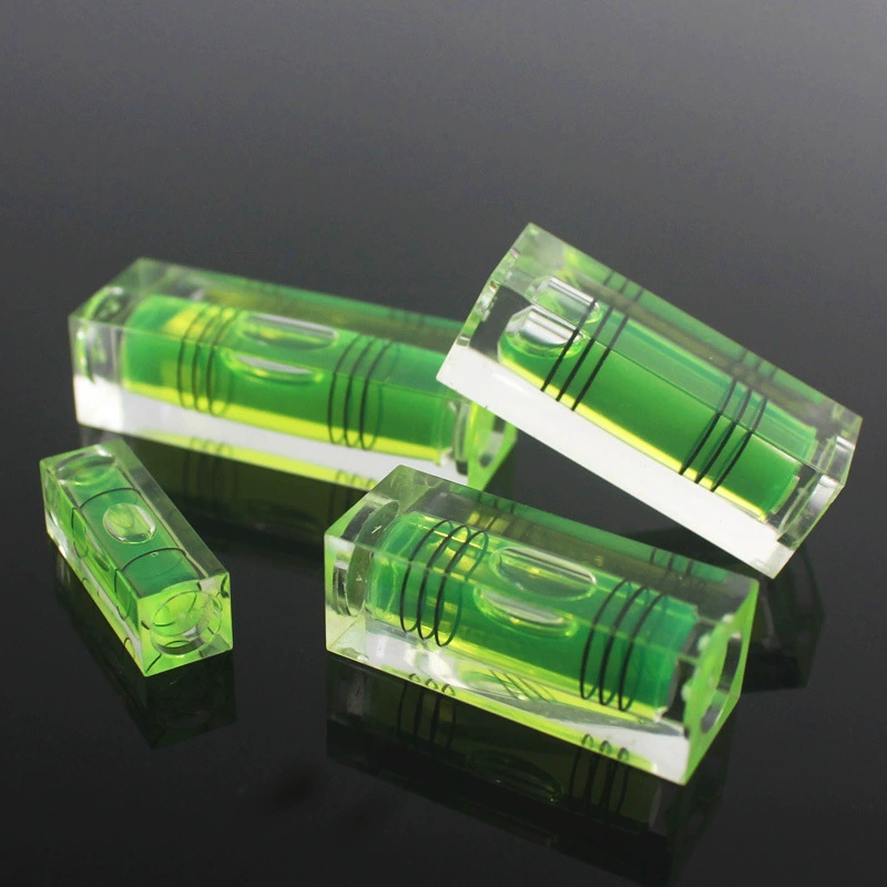 Длинный квадратный прозрачный уровень акриловая пузырьковая Колонка куб пузырь измерительный балансир датчик уровня две или три линии