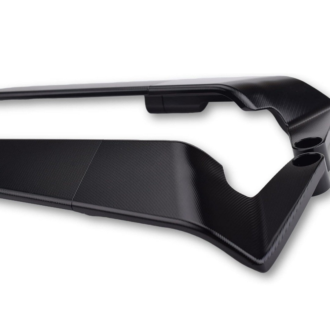 New Modified Fixed-Wing Rearview Mirror Holder Motorcycle Folding Reflector Aluminum Alloy Reversing Universal Mirror