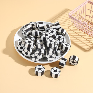 Football Eraser Punch Cartoon Football Modeling Combination suit Primary School Students Award Eraser Football Theme Eraser