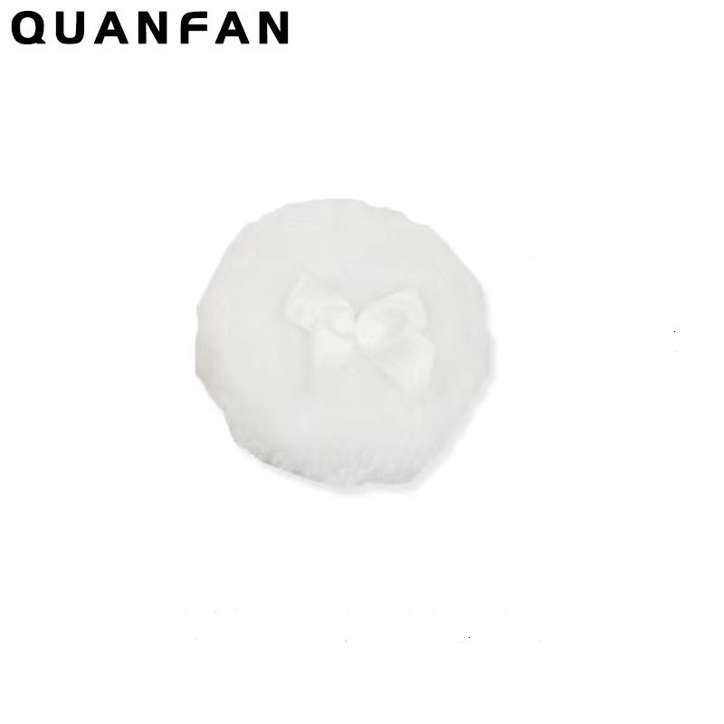 Soporte de terciopelo polvo de cuerpo puff polvo soplo largo esponjoso esponja esponjoso polvo suelto polvo denso pastel de maquillaje de reemplazo