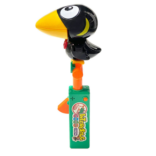 A talking crow cartoon imitation show toy for kids to mimic, wholesale from street stalls